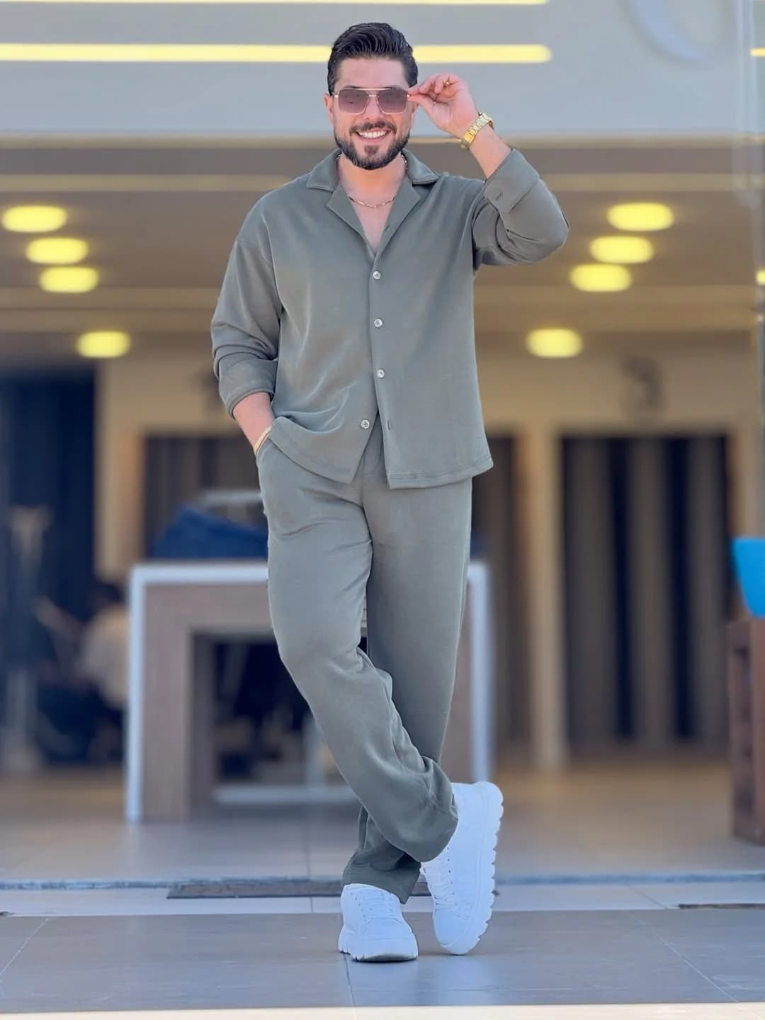 Ensemble pantalon et chemise