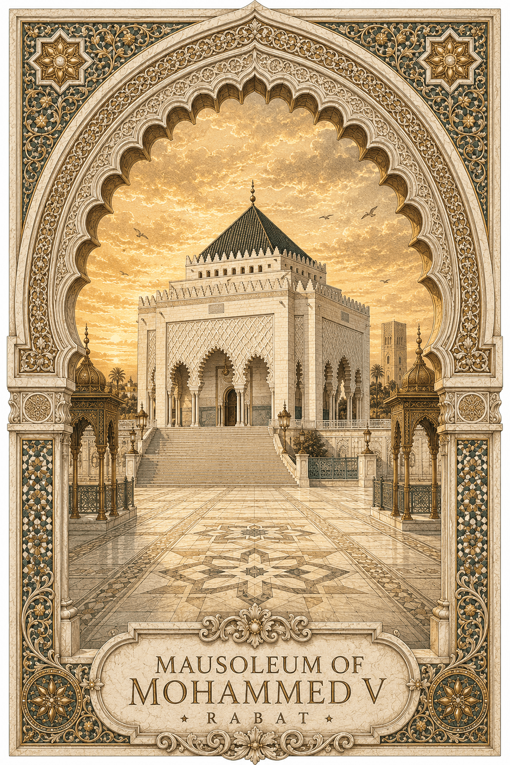 T-Shirt RABAT MAUSOLEUM OF MOHAMMED V