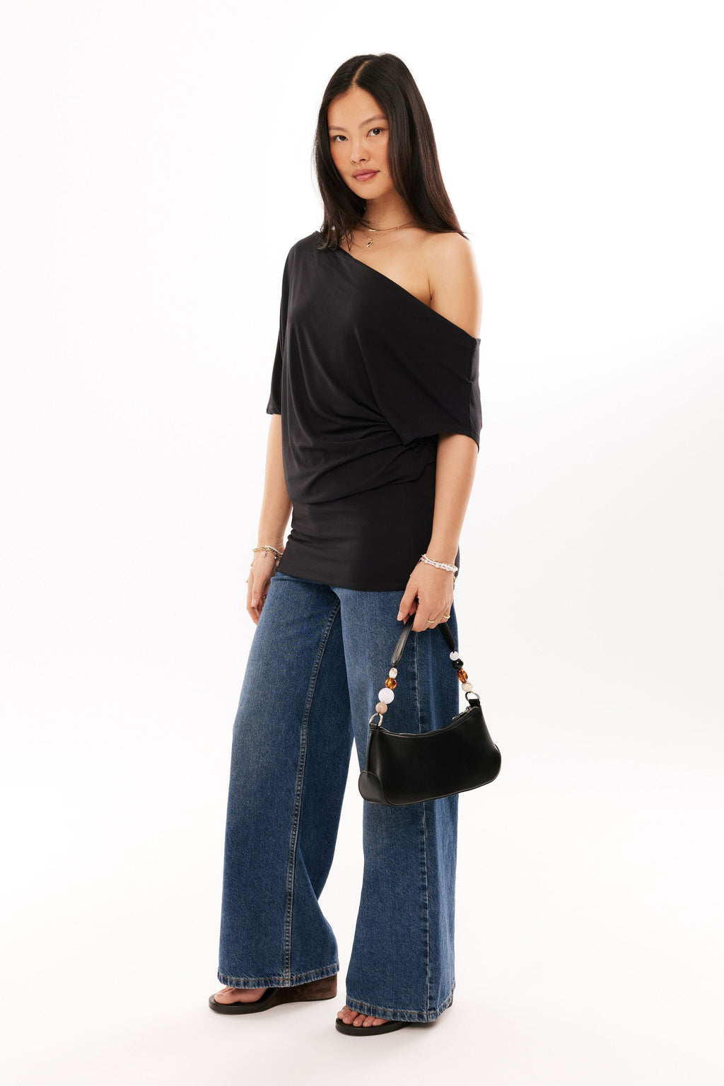 Tia Banded Hem Mini Dress