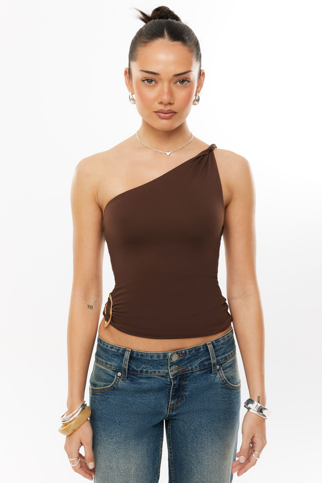 Super Smooth Kaia One Shoulder Top