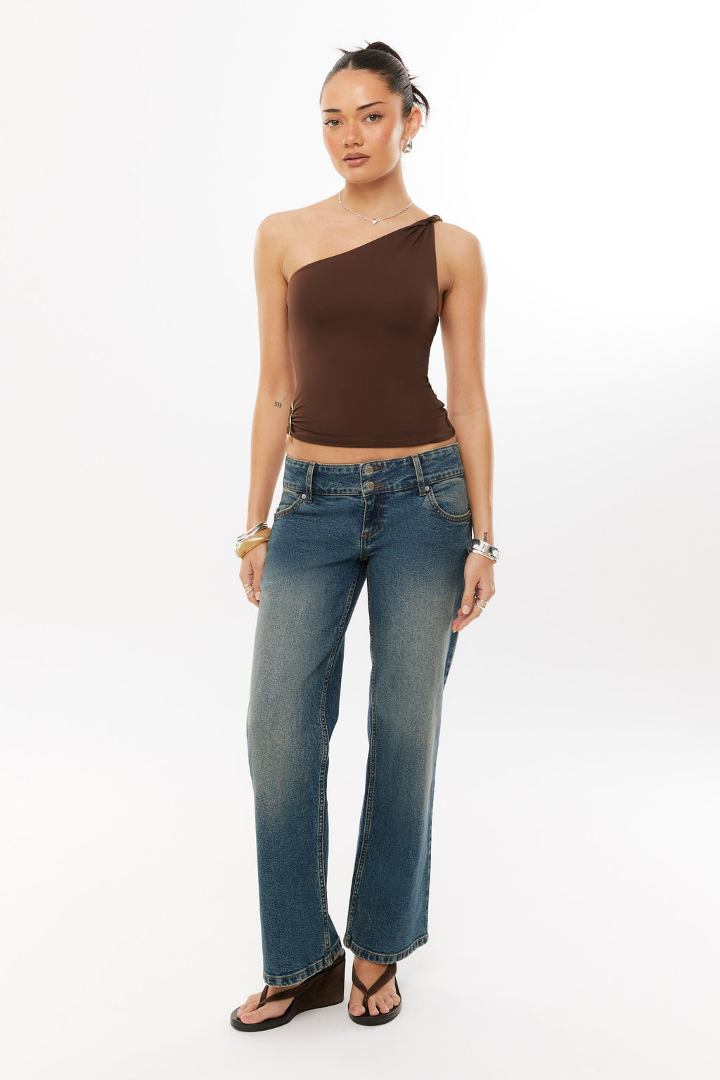 Super Smooth Kaia One Shoulder Top
