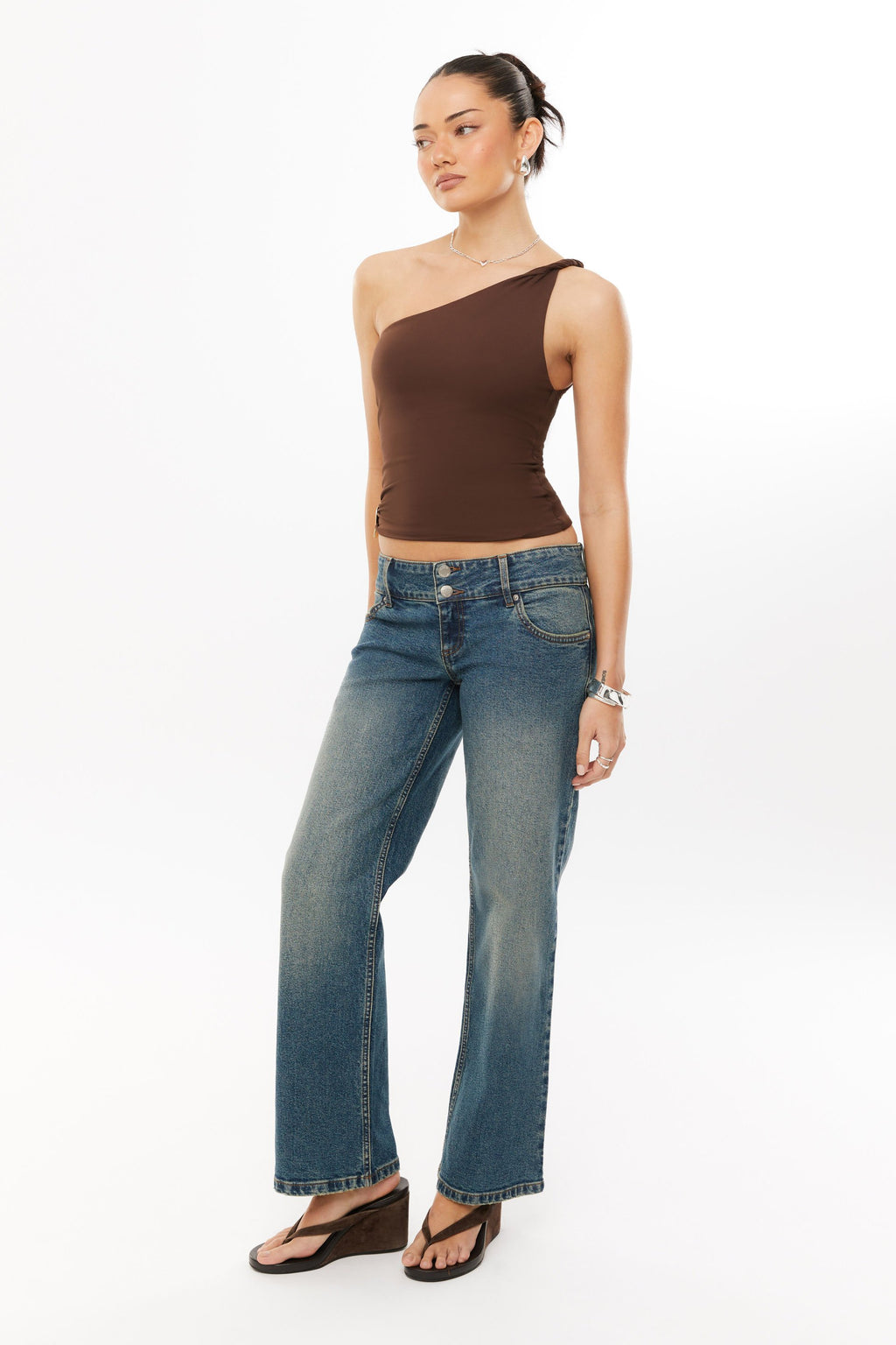 Super Smooth Kaia One Shoulder Top