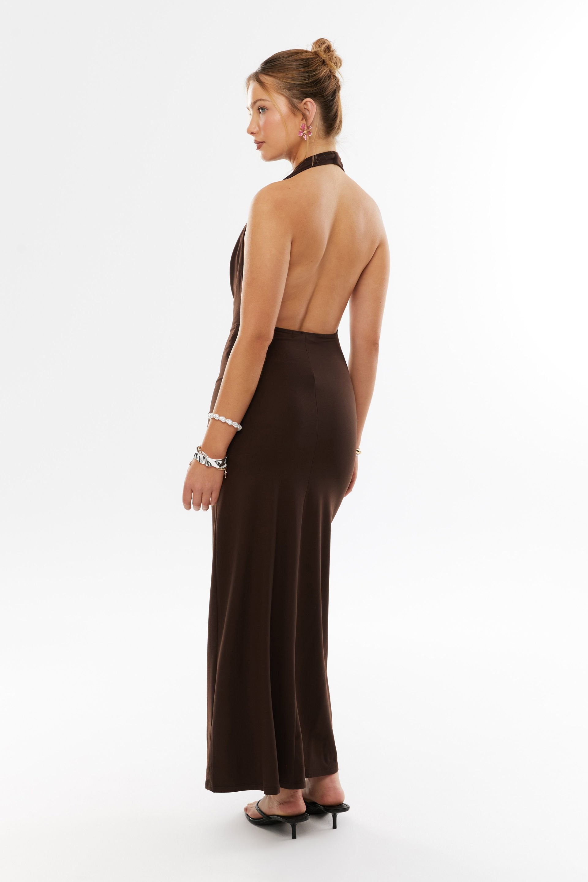 Karina Super Smooth Cowl Maxi Dress
