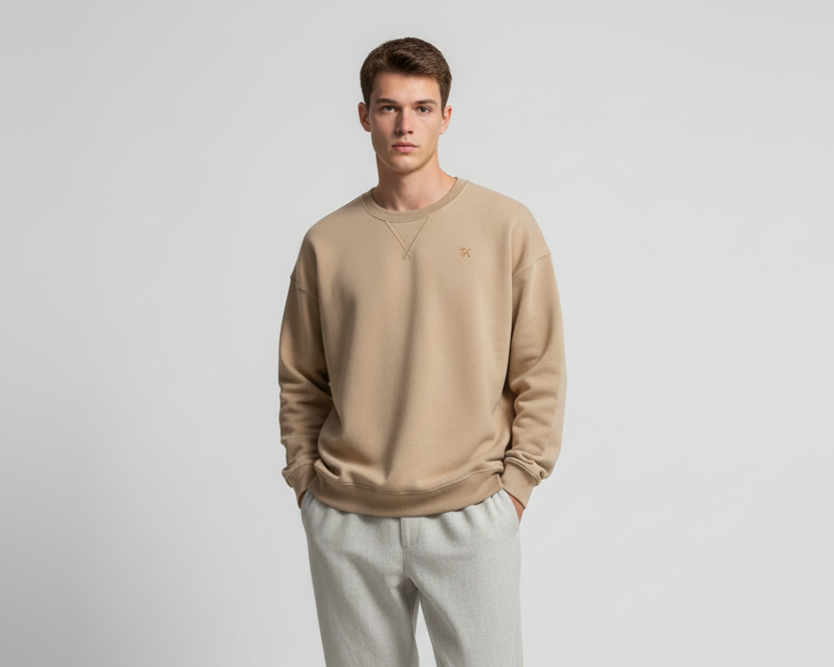 Men's Casual Loose Long Sleeved T-shirt