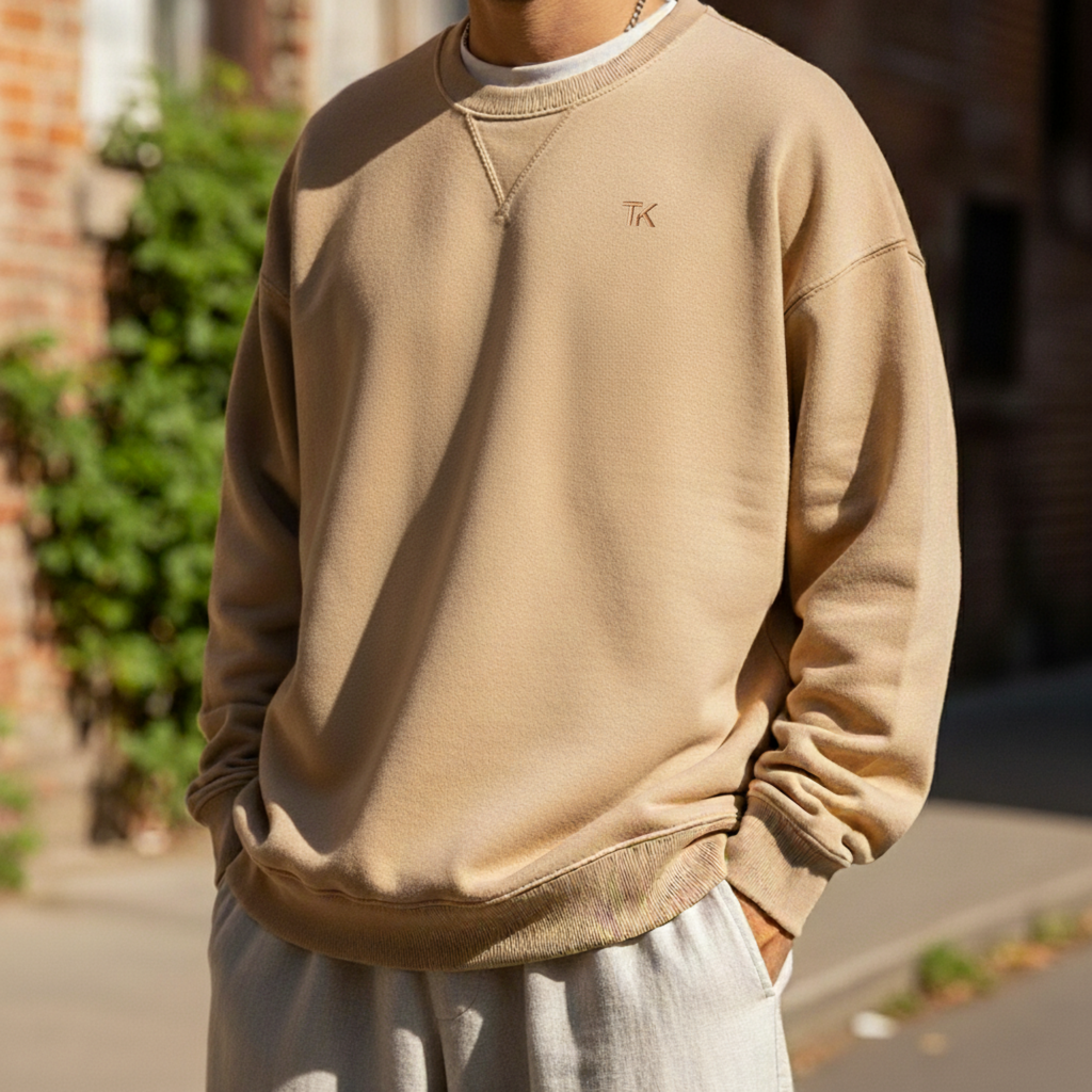 Men's Casual Loose Long Sleeved T-shirt