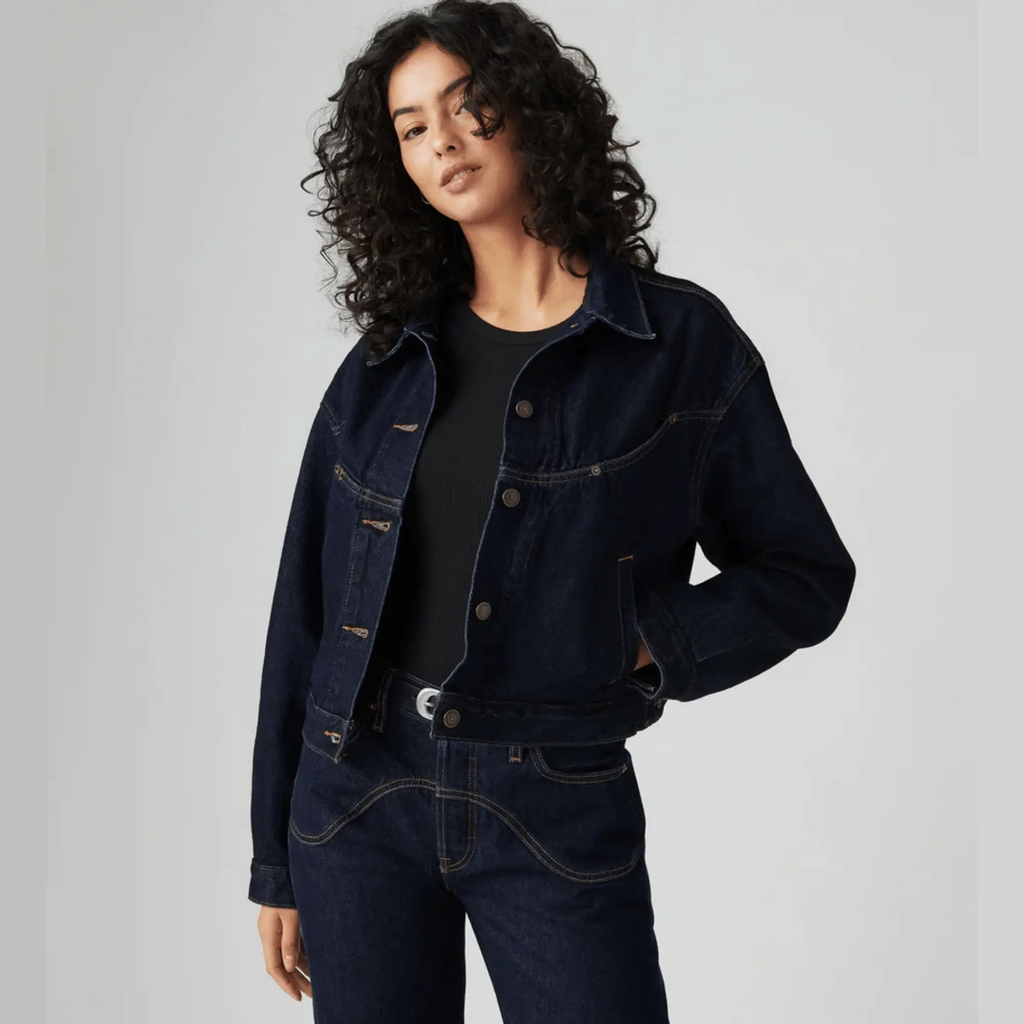 Women's Shrunken '90s Trucker Jacket