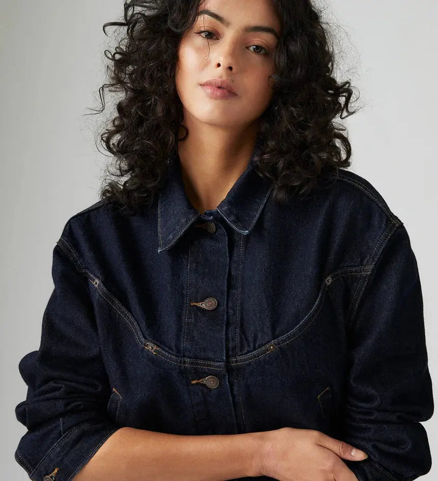 Women's Shrunken '90s Trucker Jacket