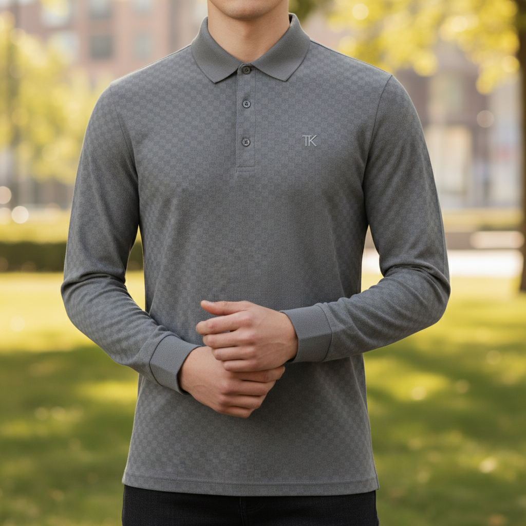 long-sleeved polo TOUKHA