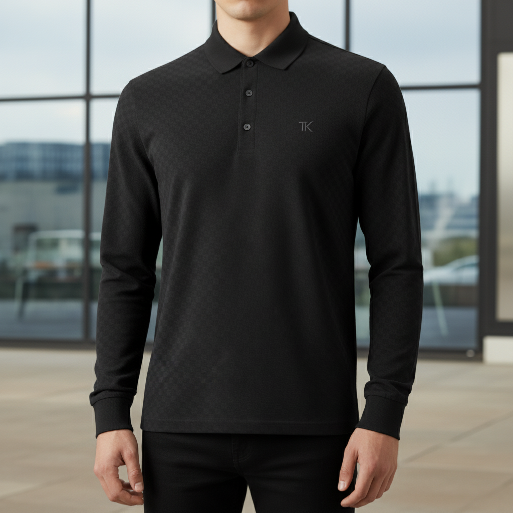 long-sleeved polo TOUKHA